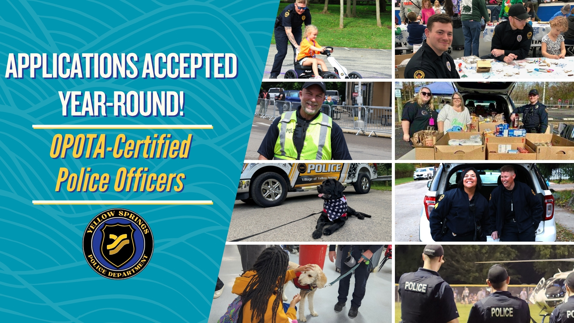 YSPD Officer application flier
